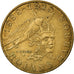 Moneta, Francia, Roland Garros, 10 Francs, 1988, Paris, MB+, Alluminio-bronzo