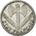 Moneda, Francia, Bazor, 2 Francs, 1944, Castelsarrasin, BC+, Aluminio, KM:904.3