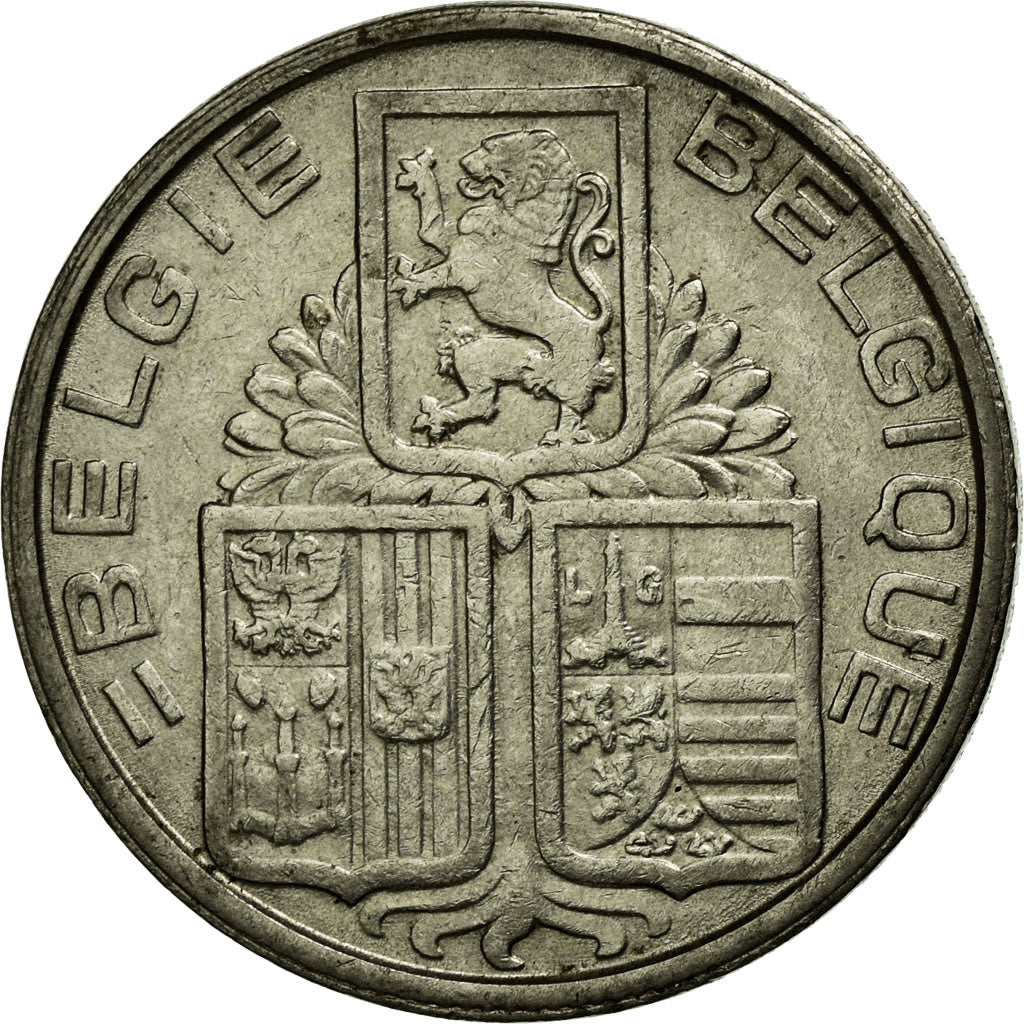 Monnaie, Belgique, 5 Francs, 5 Frank, 1939, TB+, Nickel, KM:117.2