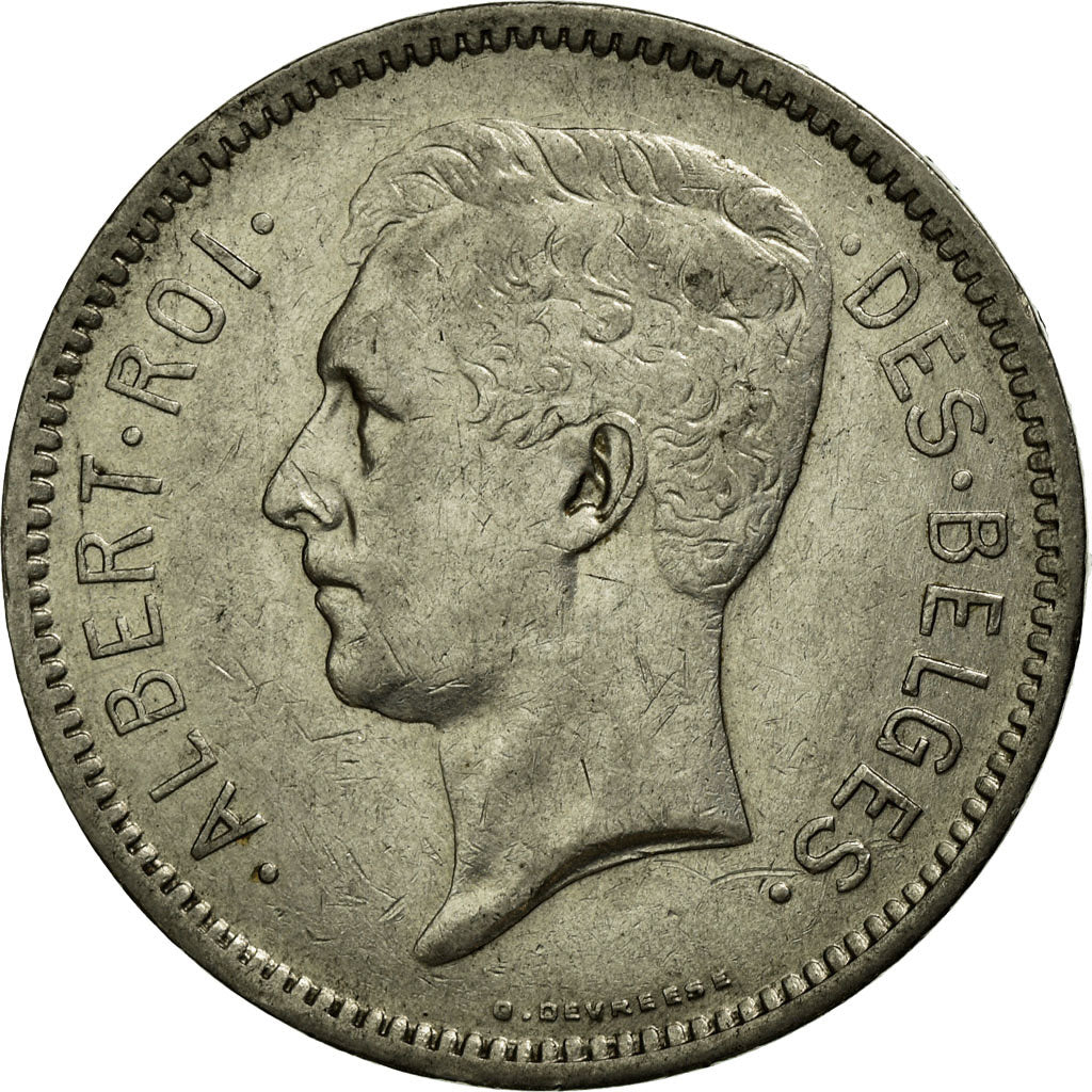 Coin, Belgium, 5 Francs, 5 Frank, 1930, VF(30-35), Nickel, KM:97.1