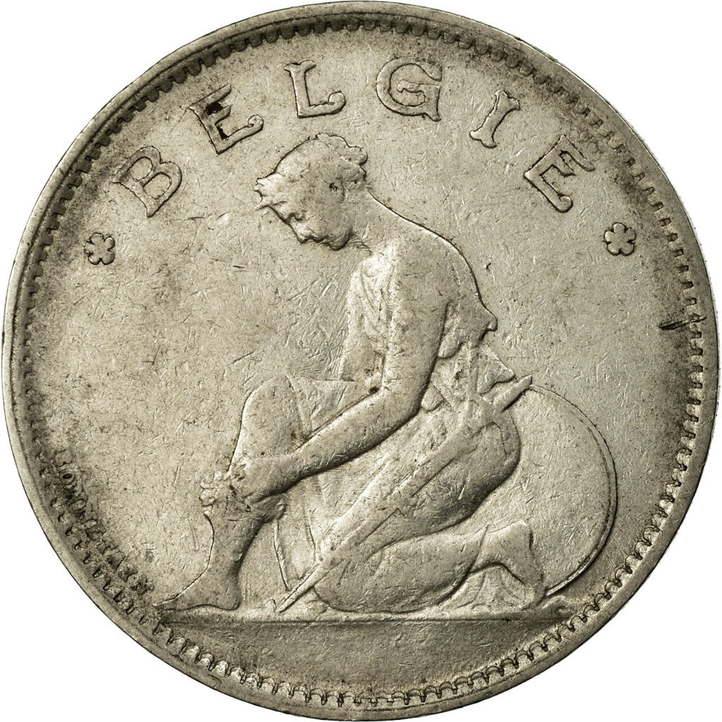 Moneta, Belgio, Franc, 1928, BB, Nichel, KM:90