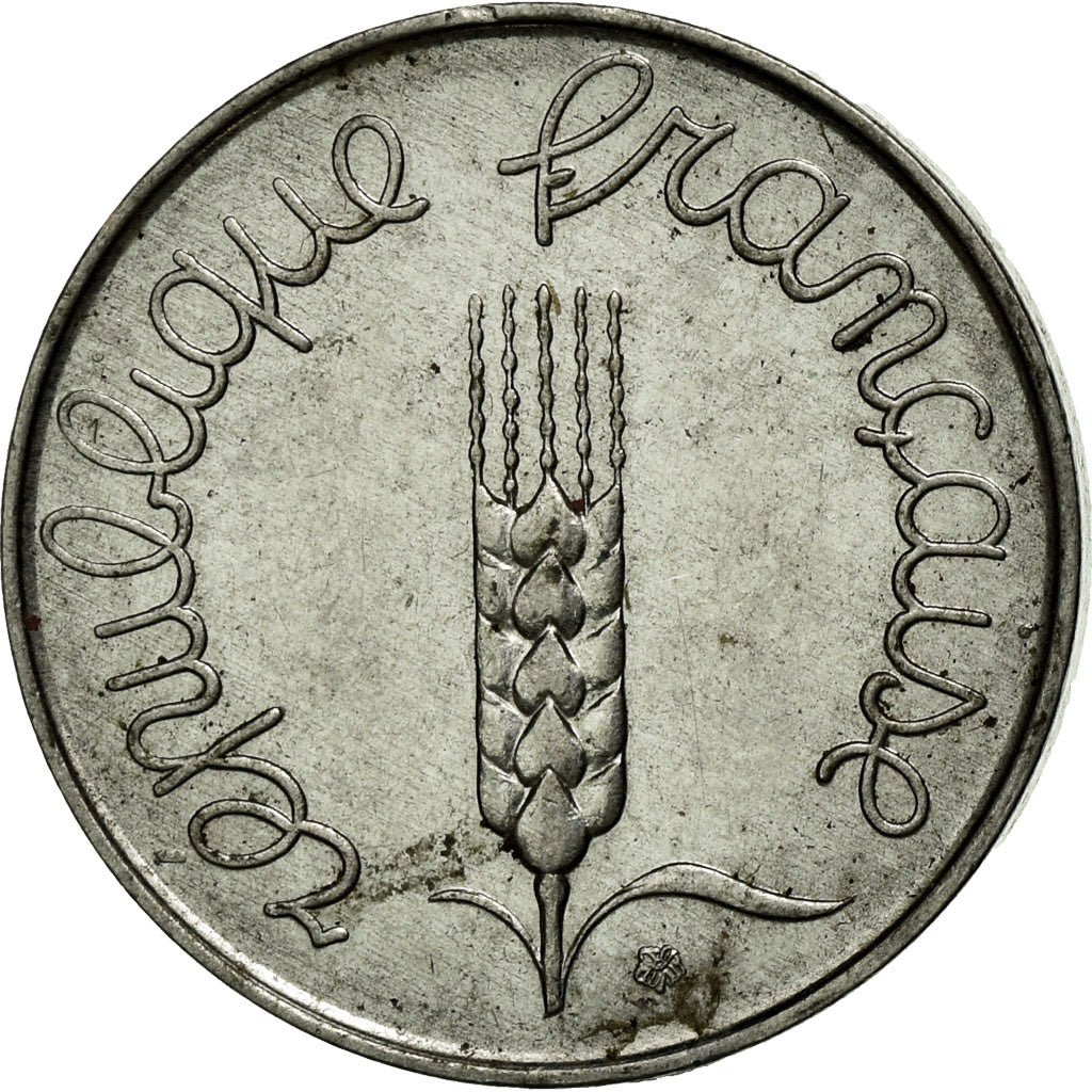 Coin, France, Épi, 5 Centimes, 1963, Paris, EF(40-45), Stainless Steel, KM:927