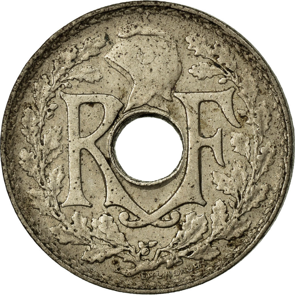 Coin, France, Lindauer, 5 Centimes, 1935, Paris, EF(40-45), Copper-nickel