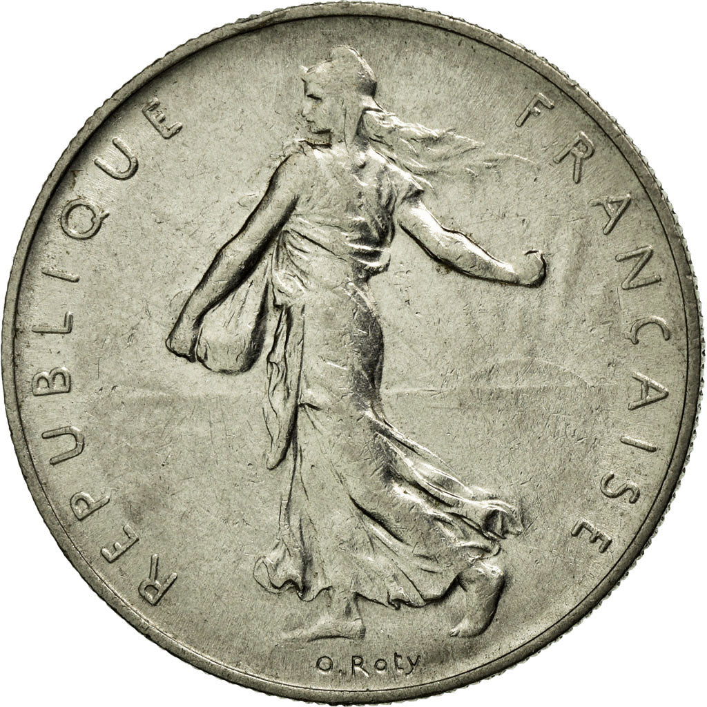 Moneta, Francja, Semeuse, Franc, 1961, Paris, EF(40-45), Nikiel, KM:925.1