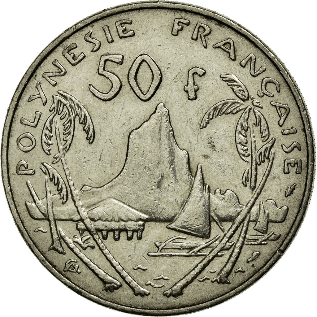 Coin, French Polynesia, 50 Francs, 1982, Paris, EF(40-45), Nickel, KM:13