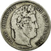 Coin, France, Louis-Philippe, 5 Francs, 1837, Paris, VF(30-35), Silver