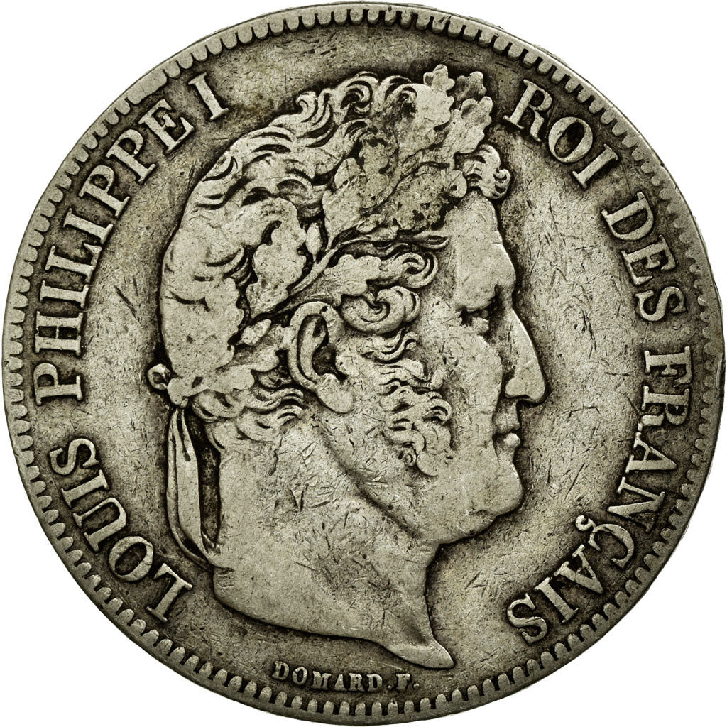 Coin, France, Louis-Philippe, 5 Francs, 1840, Lille, EF(40-45), Silver