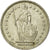 Coin, Switzerland, Franc, 1958, Bern, EF(40-45), Silver, KM:24
