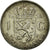 Moneda, Países Bajos, Juliana, Gulden, 1956, MBC, Plata, KM:184