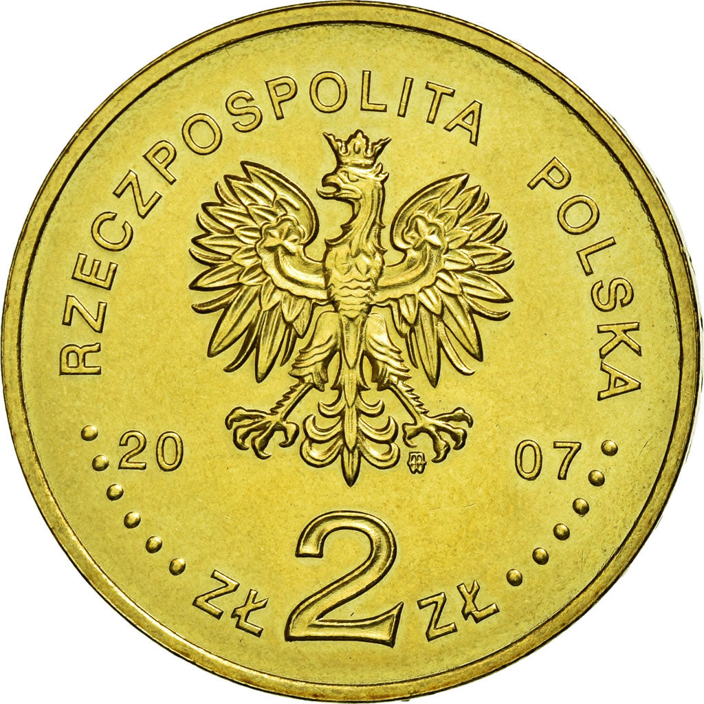 Moneda, Polonia, 100th Anniversary Death of Konrad Korzeniowski, 2 Zlote, 2007