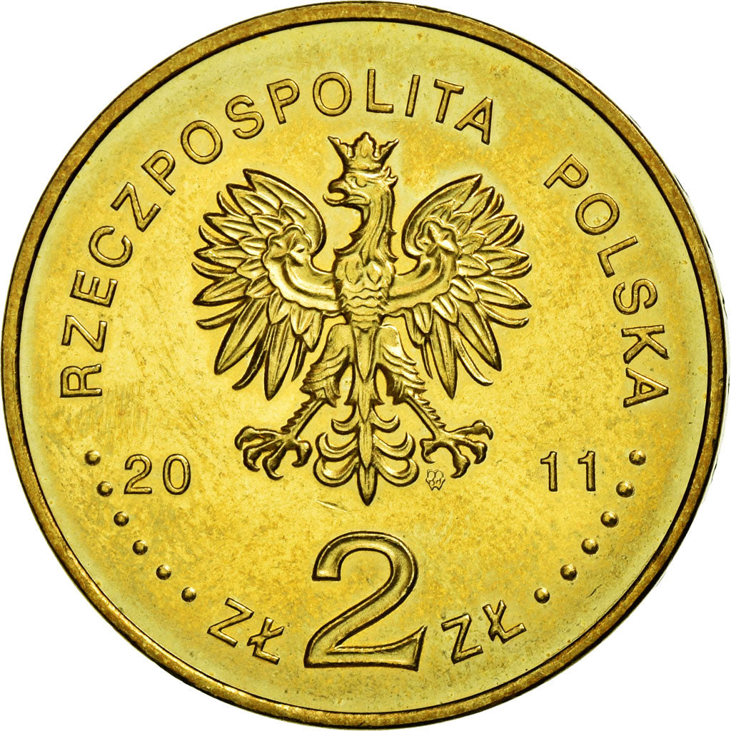 Coin, Poland, Jeremi Przybora and Jerzy Wasowski, 2 Zlote, 2011, Warsaw