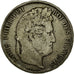 Moneta, Francia, Louis-Philippe, 5 Francs, 1835, Lyon, MB, Argento, Gadoury:678