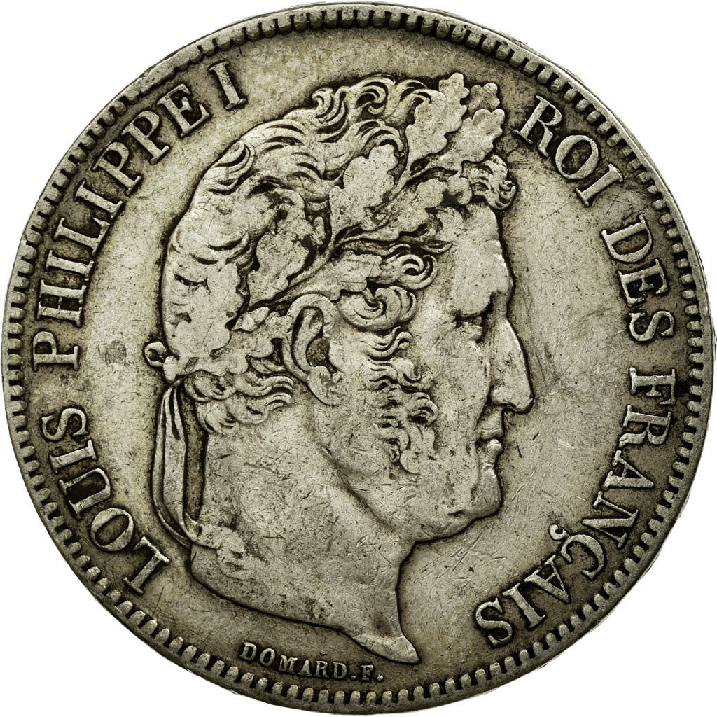 Monnaie, France, Louis-Philippe, 5 Francs, 1838, Paris, TTB, Argent, Gadoury:678
