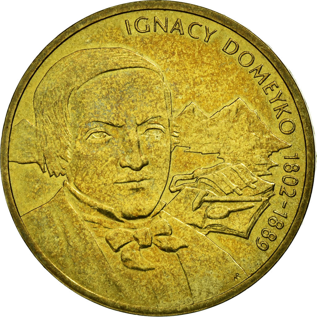 Moeda, Polónia, IGNACY DOMEYKO 1802 - 1889, 2 Zlote, 2007, Warsaw, EF(40-45)