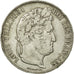 Coin, France, Louis-Philippe, 5 Francs, 1834, Nantes, AU(50-53), Silver