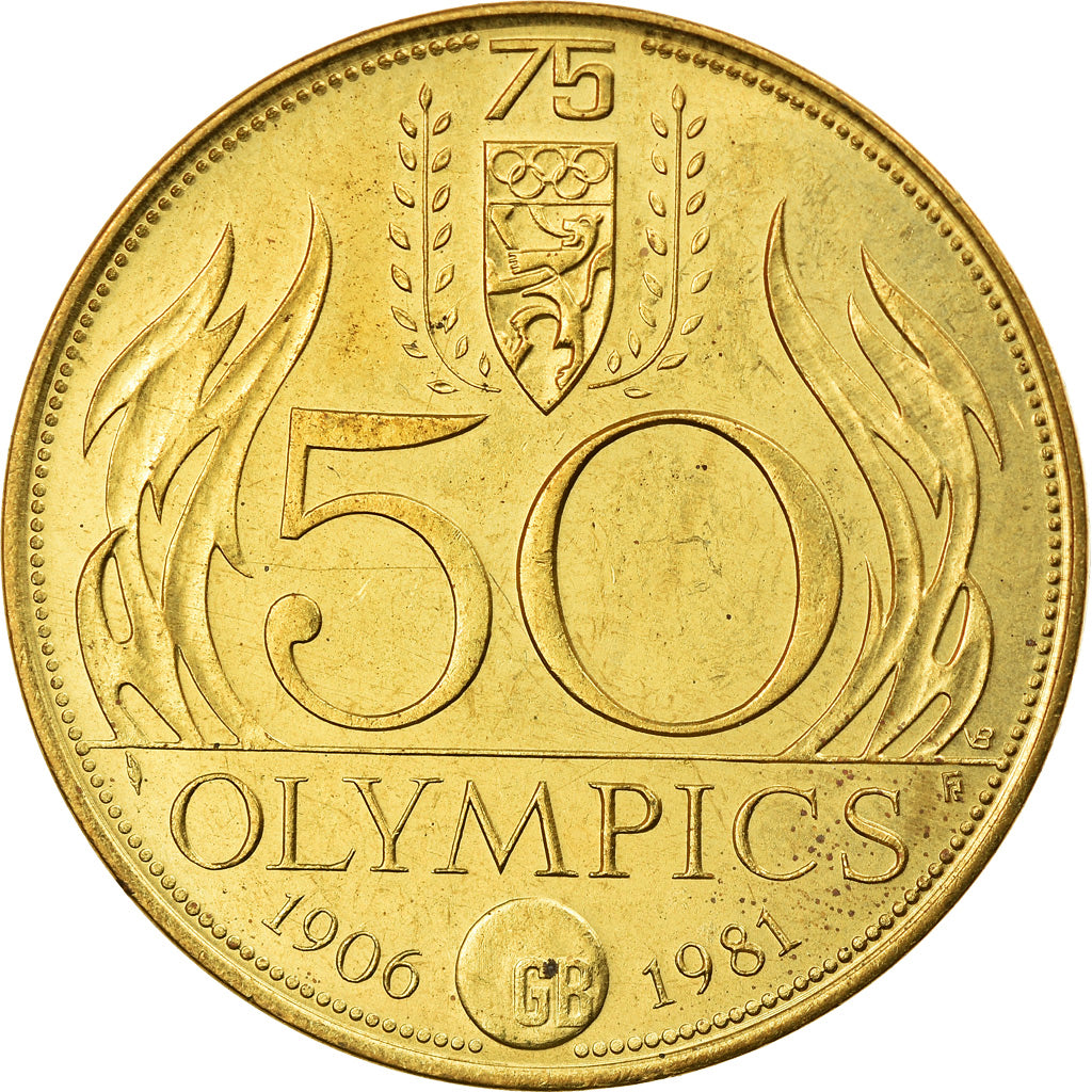 France, Médaille, 50 Olympics, Planche à Voile, Sports & leisure, 1981, TTB+