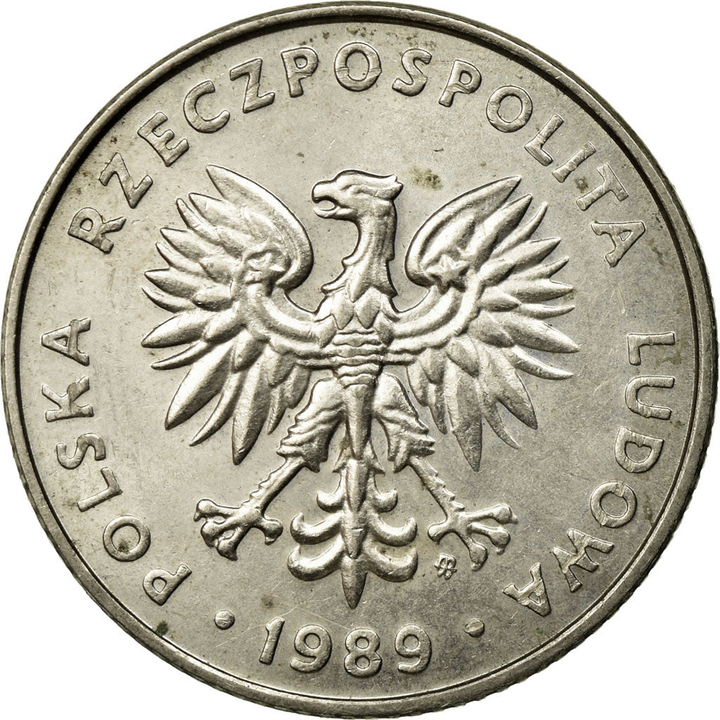 Monnaie, Pologne, 20 Zlotych, 1989, Warsaw, TTB, Copper-nickel, KM:153.2