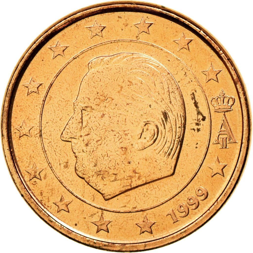 Belgium, Euro Cent, 1999, MS(63), Copper Plated Steel, KM:224