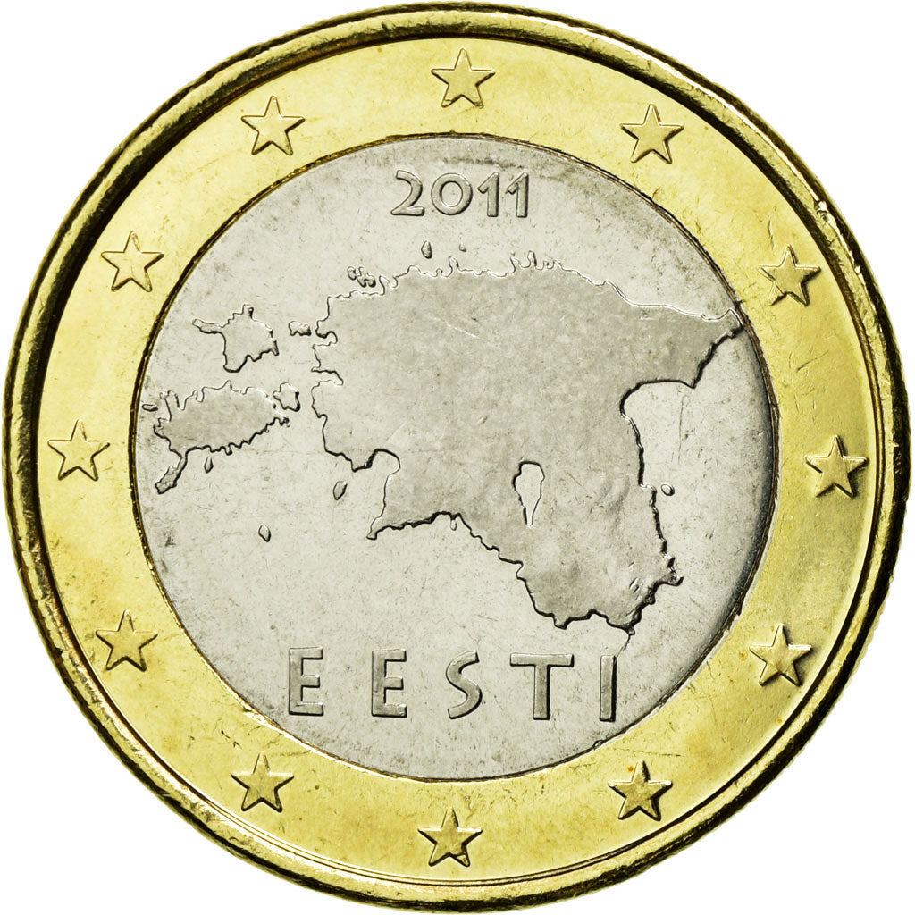 Estonia, Euro, 2011, VZ, Bi-Metallic, KM:67