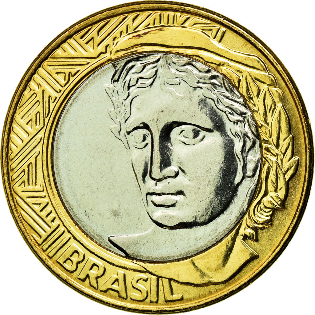 Monnaie, Brésil, Real, 2008, Rio de Janeiro, SPL, Bi-Metallic, KM:652a