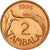 Coin, Malawi, 2 Tambala, 1995, EF(40-45), Copper Plated Steel, KM:25