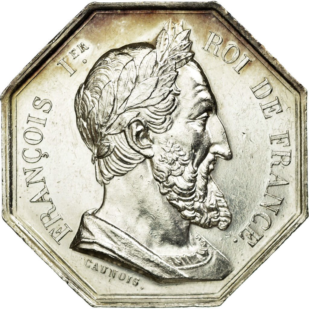France, Token, Notary, AU(55-58), Silver, Lerouge:440