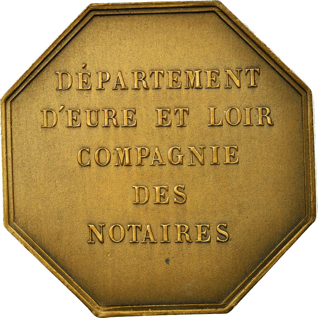 France, Jeton, Notary, 1836, SUP, Bronze, Lerouge:467a