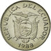 Moneta, Ecuador, Sucre, Un, 1988, SPL-, Acciaio ricoperto in nichel, KM:89