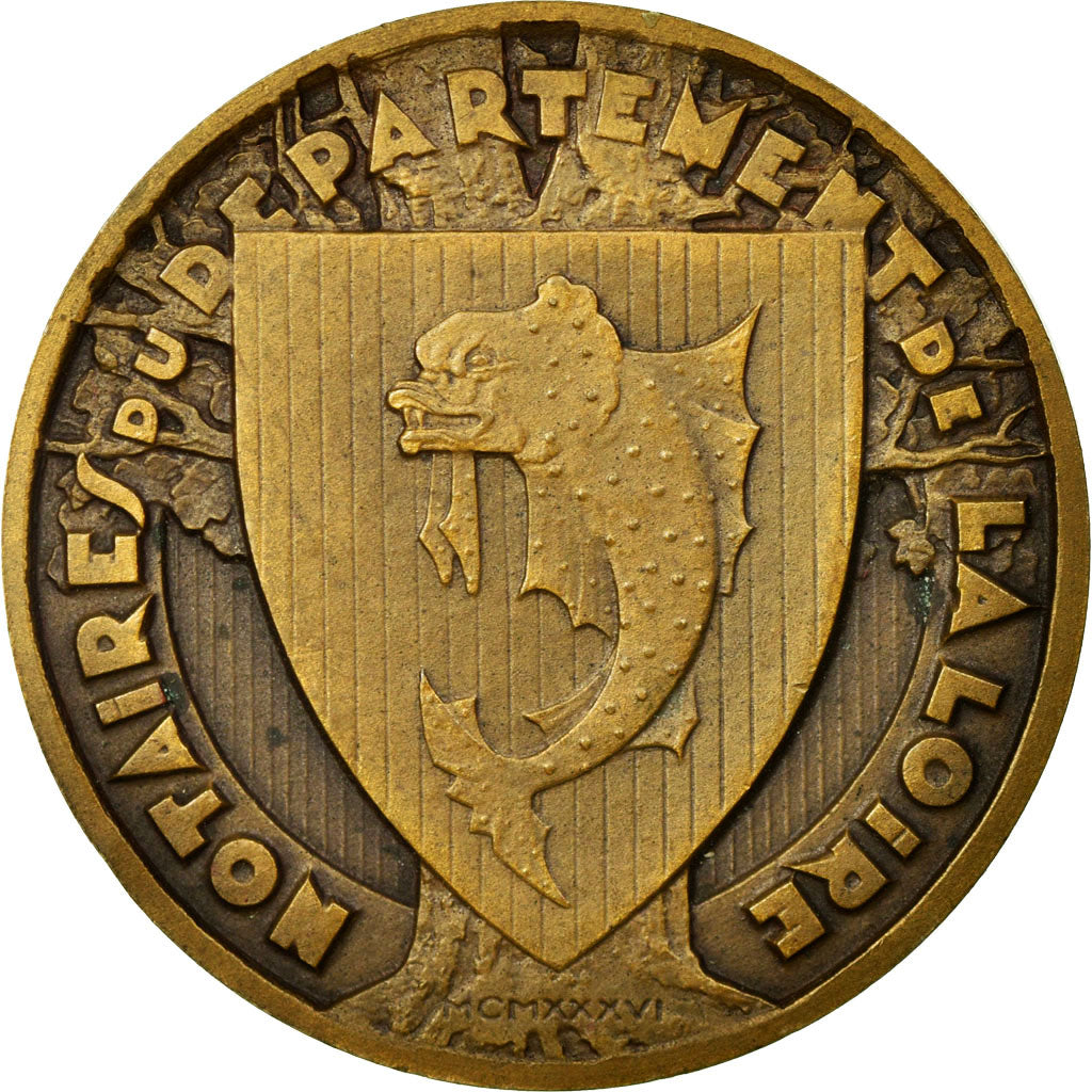 France, Jeton, Notary, 1936, SUP, Bronze, Lerouge:470