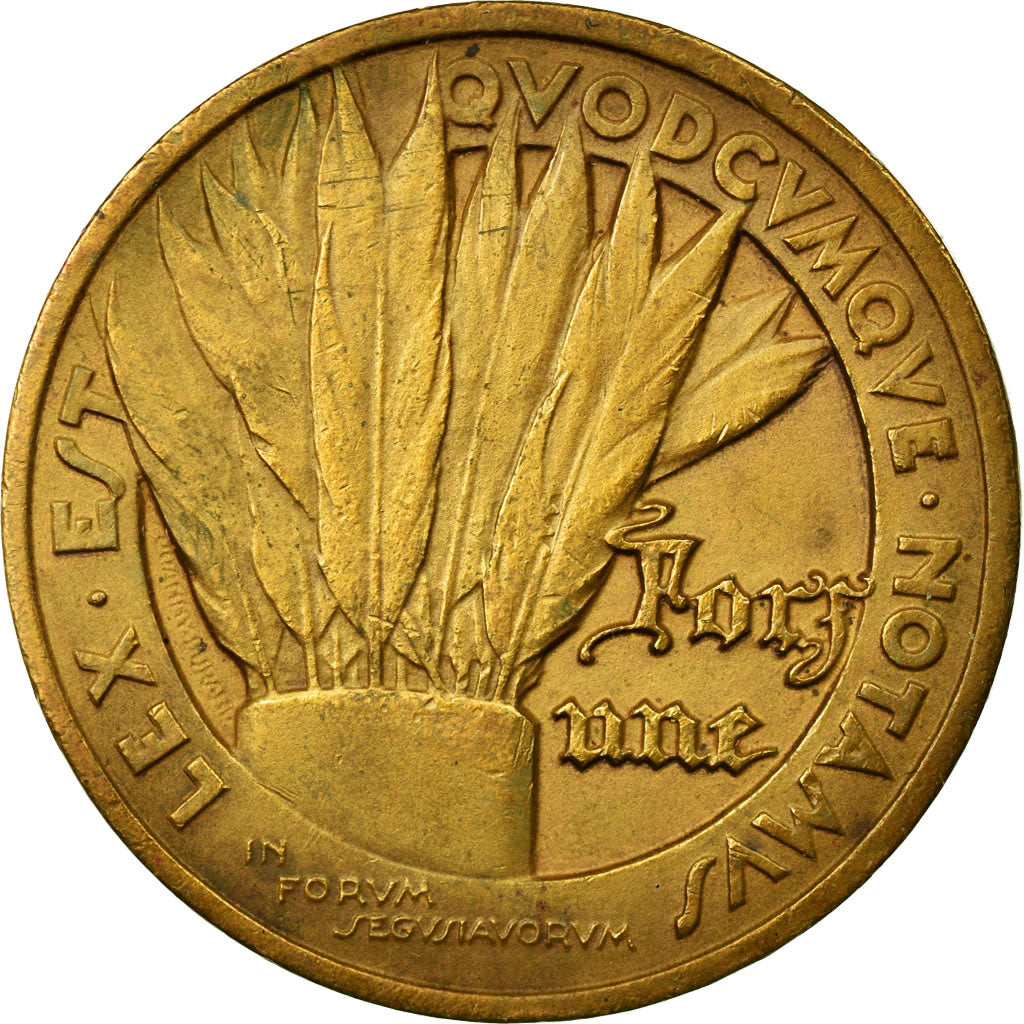 France, Jeton, Notary, 1936, SUP, Bronze, Lerouge:470
