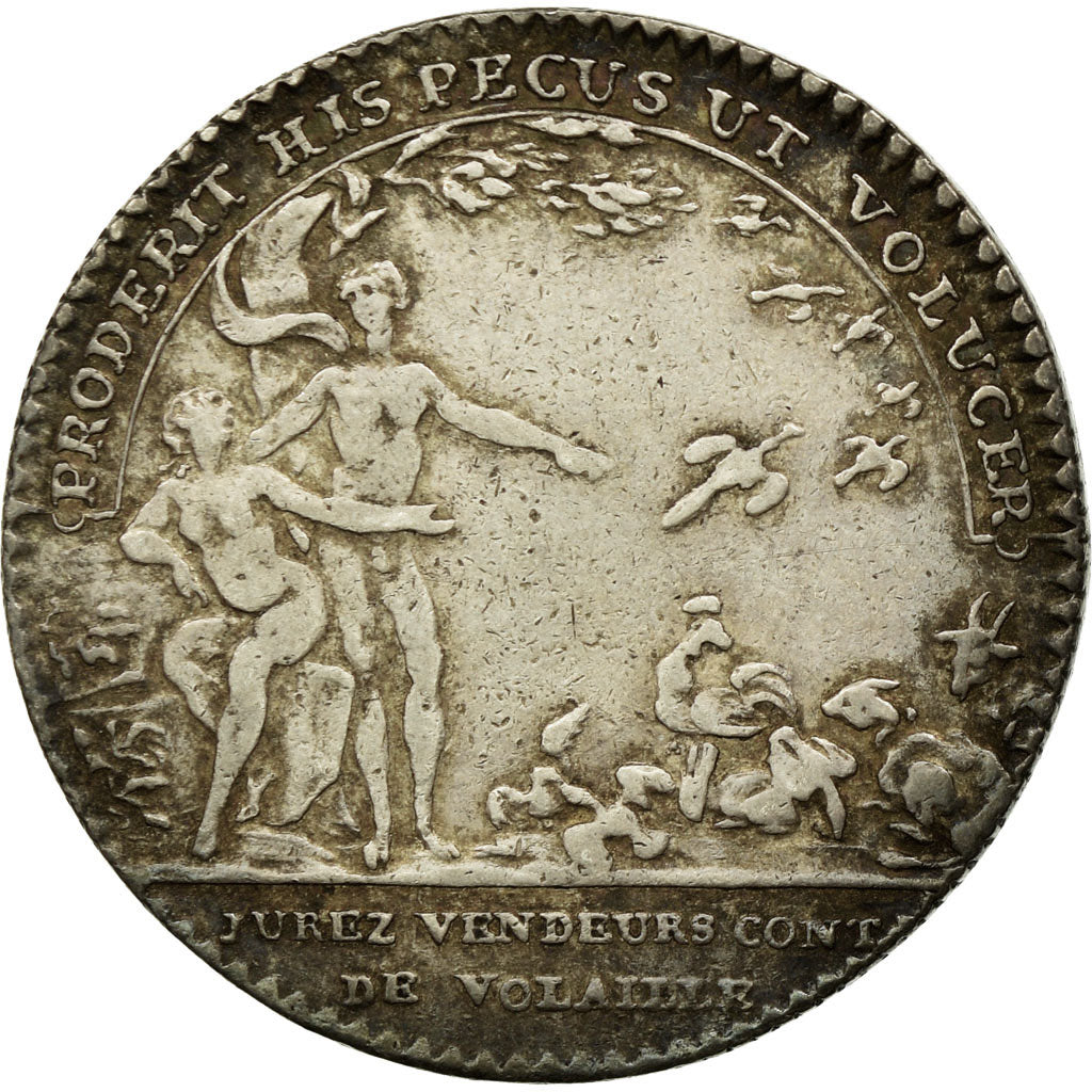 France, Token, Royal, AU(55-58), Silver, Feuardent:5434