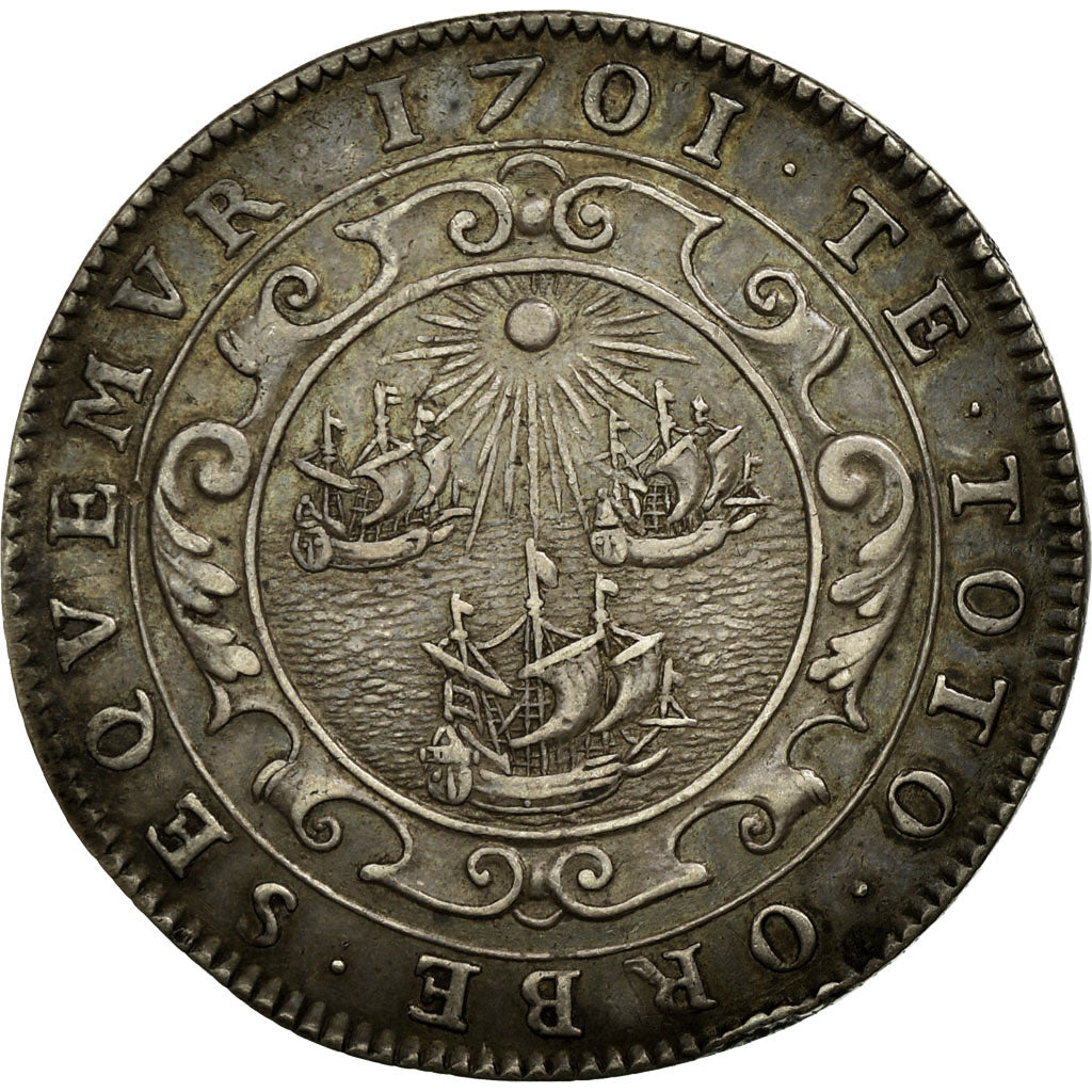 France, Token, Royal, 1701, AU(50-53), Silver, Feuardent:4860
