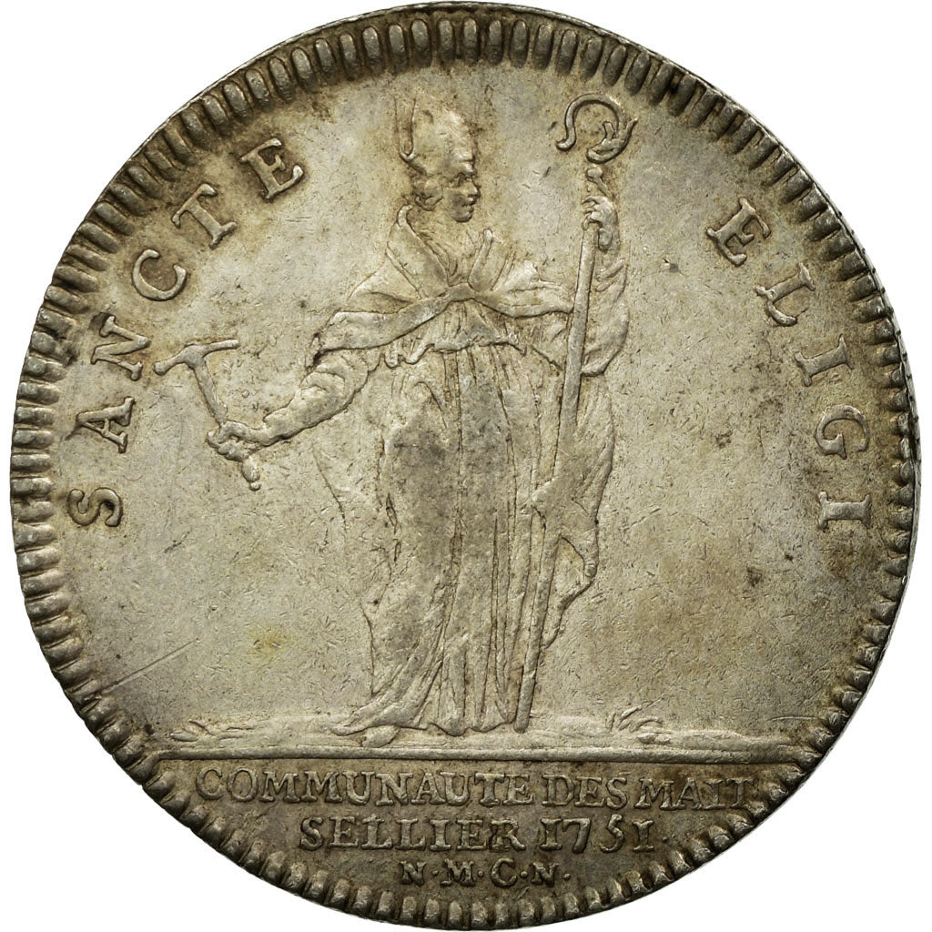 France, Token, Royal, 1751, EF(40-45), Silver, Feuardent:5324