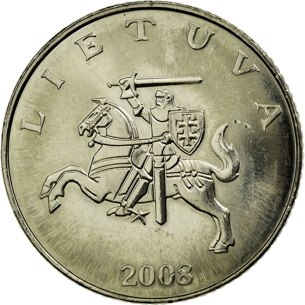 Monnaie, Lithuania, Litas, 2008, TTB, Copper-nickel, KM:111