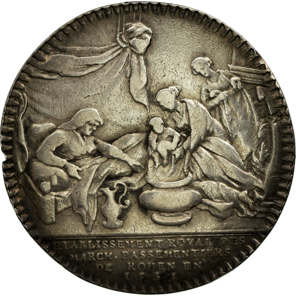 France, Token, Royal, EF(40-45), Silver, Feuardent:6338