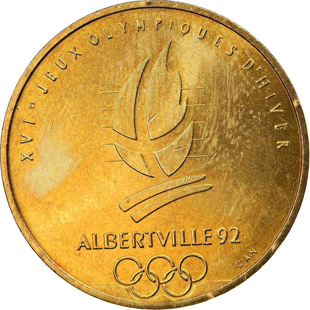France, Medal, XVIème JO d'Albertville, Oslo, Sports & leisure, 1992, MS(64)