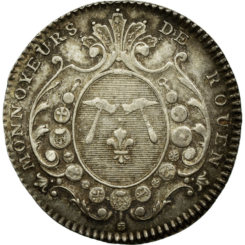 France, Token, Royal, AU(55-58), Silver, Feuardent:6290