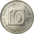 Coin, Slovenia, 10 Stotinov, 1993, AU(55-58), Aluminum, KM:7