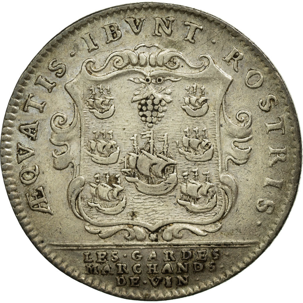 France, Token, Royal, AU(50-53), Silver, Feuardent:5403