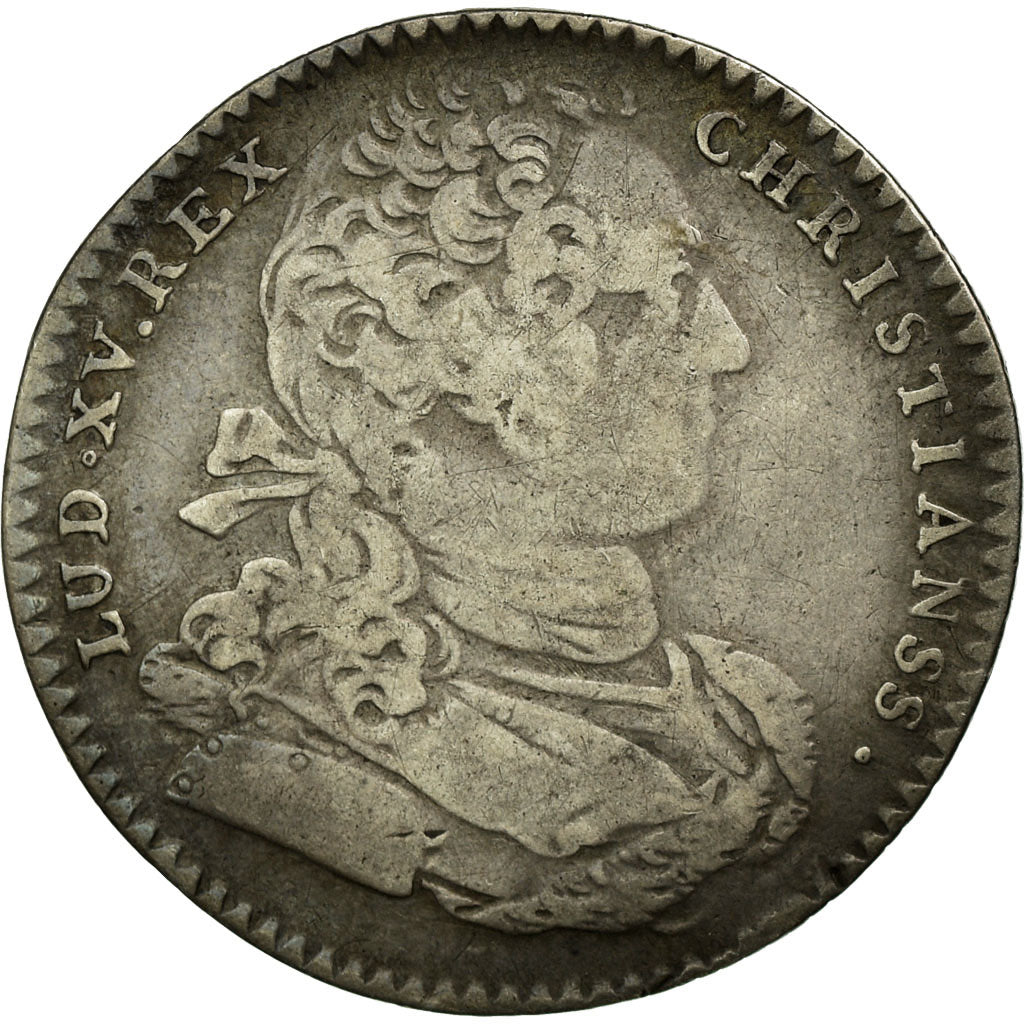 France, Token, Royal, 1728, VF(30-35), Silver, Feuardent:6413