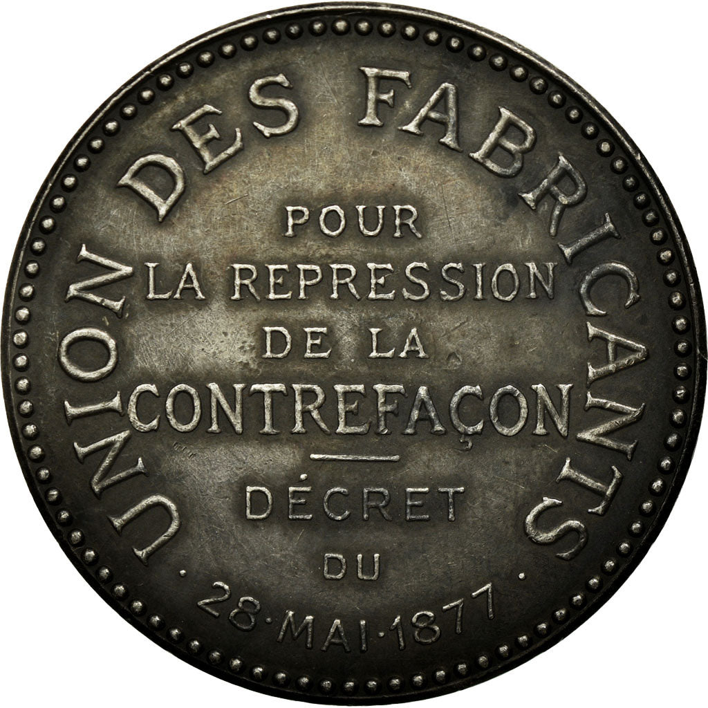 France, Token, Industry, Rivet, AU(50-53), Silver