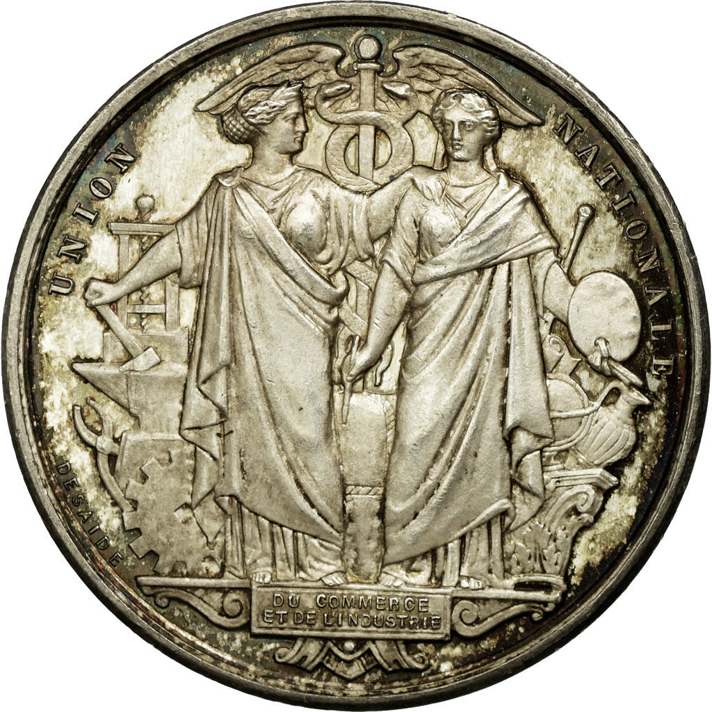 Frankreich, Token, Trades, Desaide, VZ+, Silber