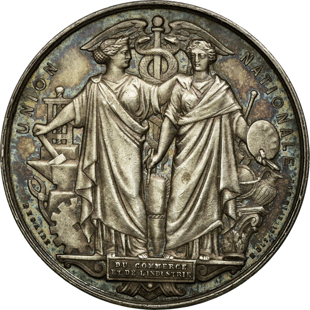 France, Token, Trades, Desaide, MS(60-62), Silver