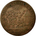 France, Token, Justice, 1706, AU(55-58), Copper, Feuardent:1816