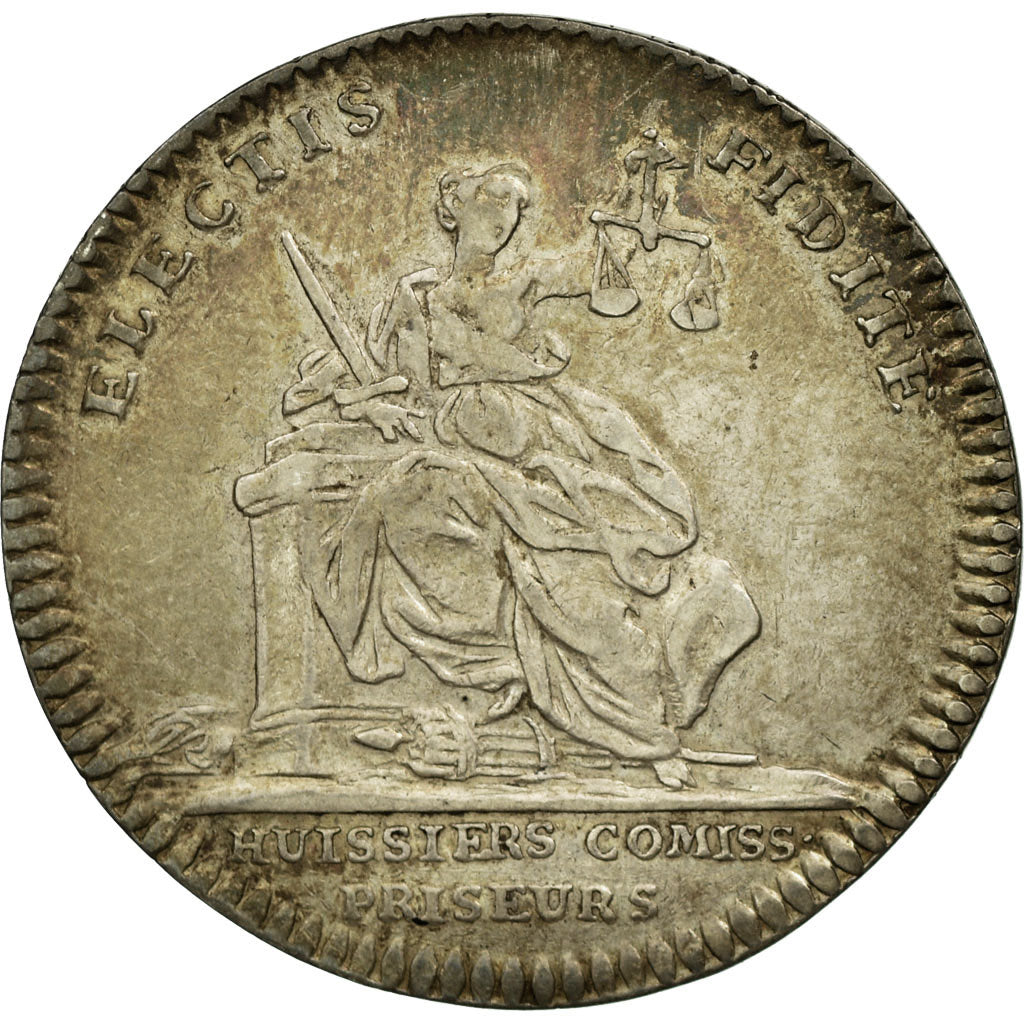 France, Token, Justice, EF(40-45), Silver, Feuardent:3323