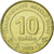 Coin, Turkmanistan, 10 Tenge, 2009, AU(55-58), Brass, KM:98