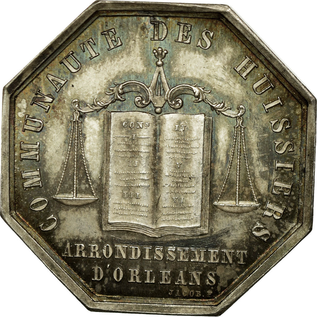 Frankreich, Token, Justice, Caqué, VZ, Silber