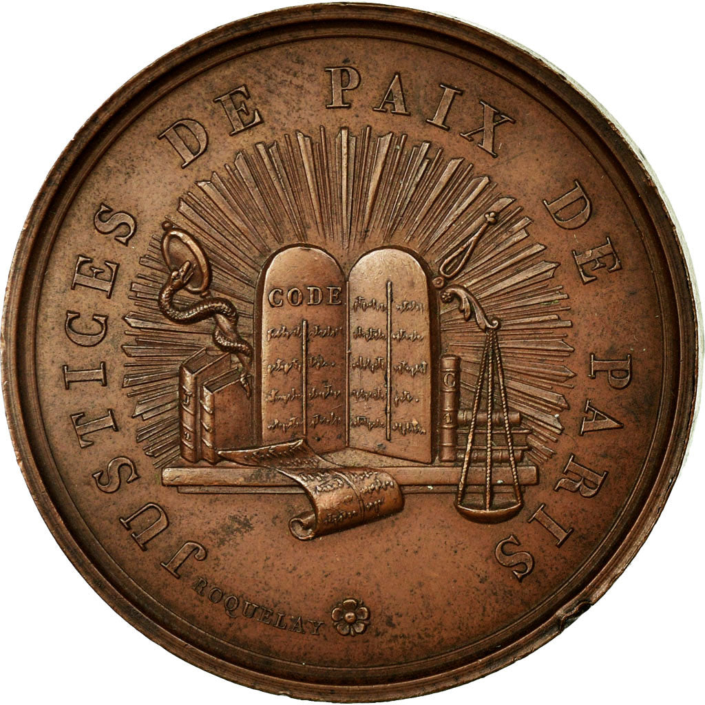 France, Token, Justice, AU(55-58), Copper