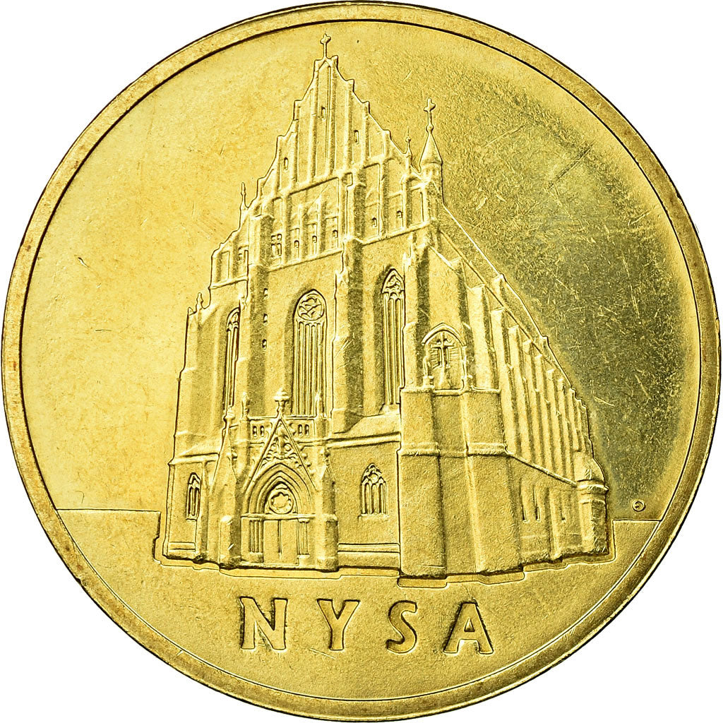 Moneta, Polonia, City of Nysa, 2 Zlote, 2006, Warsaw, BB, Ottone, KM:570