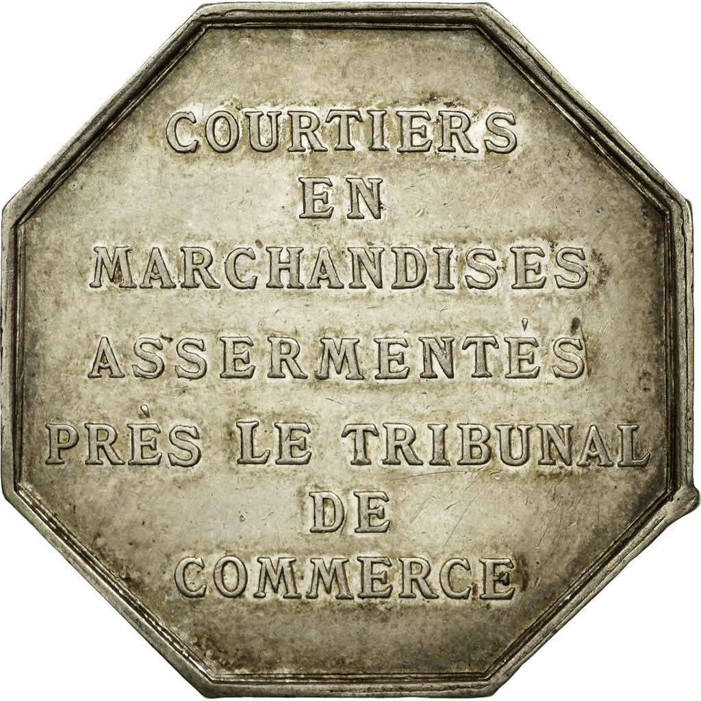 France, Token, Chamber of Commerce, AU(50-53), Silver